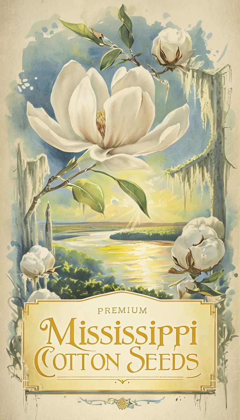 Premium Mississippi Cotton Seeds 50 Pack