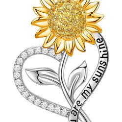 Sunflower Necklace 