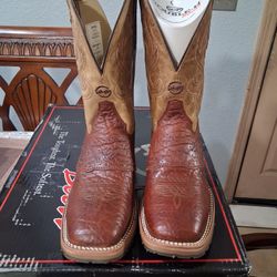 DOUBLE H WESTERN COWBOY WORK BOOTS SIZE 11 D MEN'S 