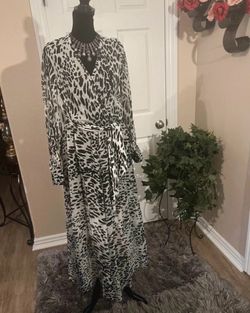 Women’s leopard print summer dress