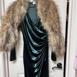 Dress And Shawl 