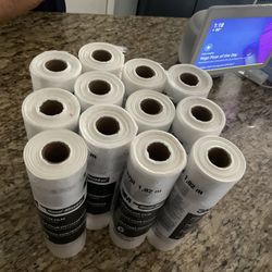12 Rolls Of Plastic Prep Paint 