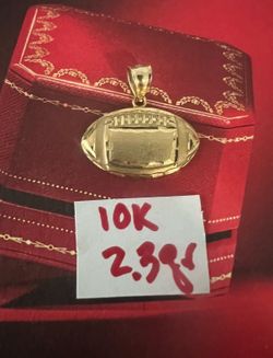 10K Solid Gold Pendant For Wedding 2.3Gr