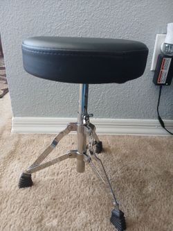 Drum Throne Stool with Chrome Stand