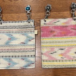New Hip Klip Patterned Fabric Pouches