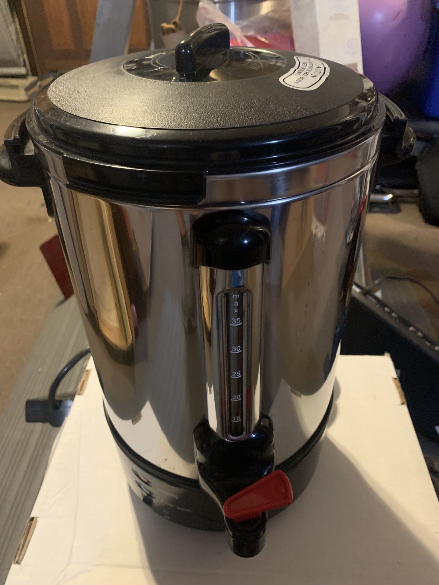 Stainless 30 Cup Coffee Maker