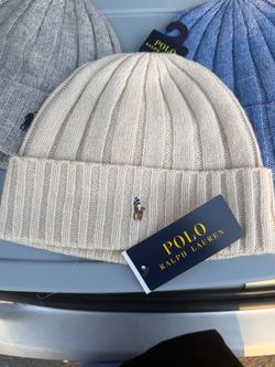 New Polo Ralph Lauren Ribbed Knit Beanie
