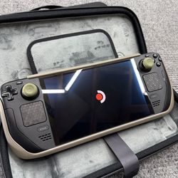 Valve Steam Deck 1TB OLED Black Handheld Gaming Console With Extras