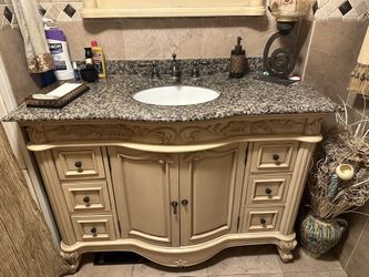 Gorgeous Sink Vanity, With Countertop & Base Complete!