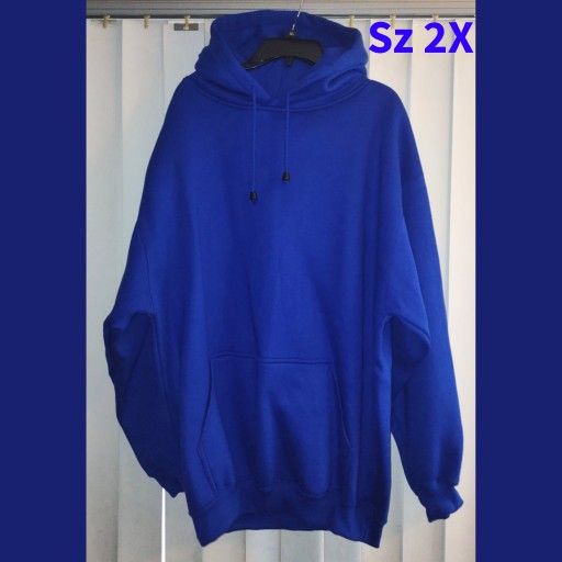MENS THICK HOODED SWEATSHIRT SIZE 2X

