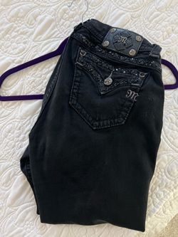 Miss Me Black Embellished Jeans