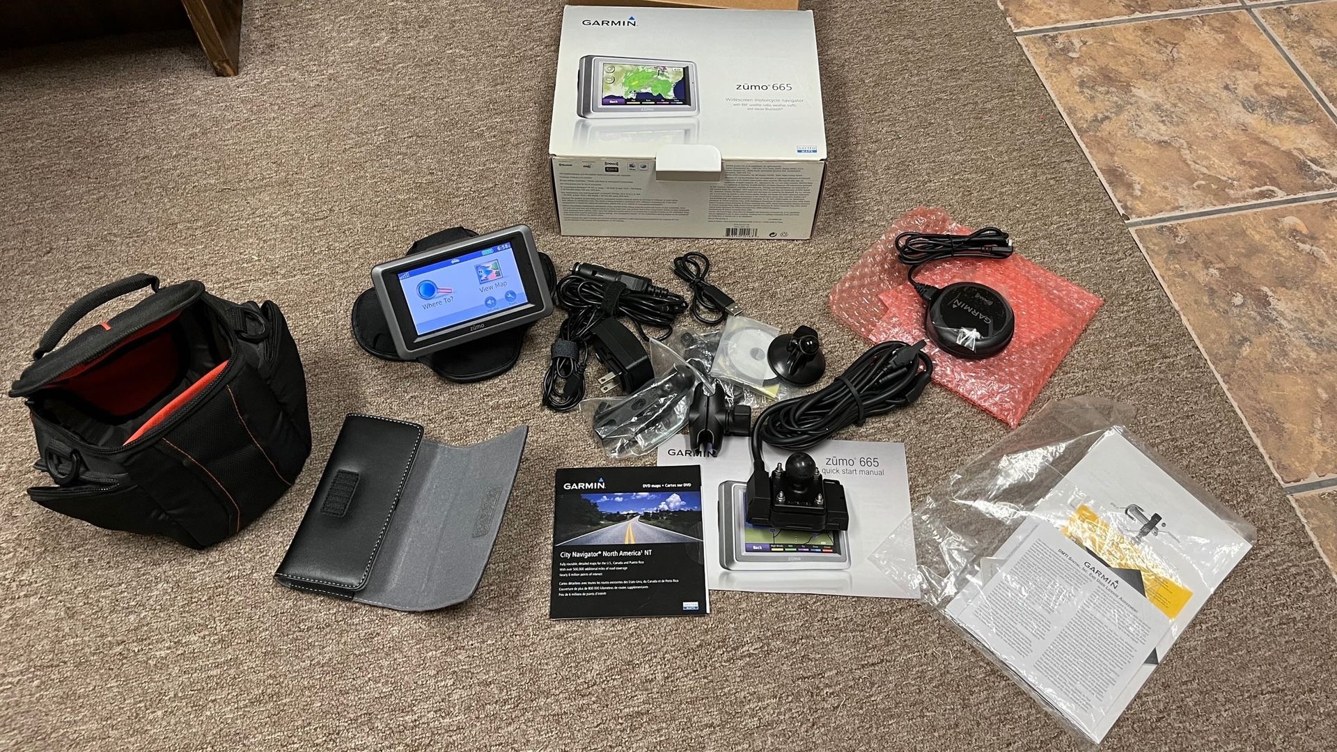 Garmin Zumo 665 GPS Motorcycle Waterproof GPS
