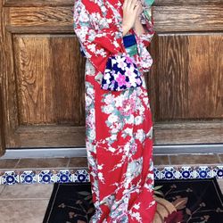 Cotton Japanese Kimono For Girl