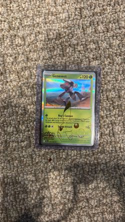 Brand new Super Rare Pokemon card Gensect (GRADED WORTH 240$)