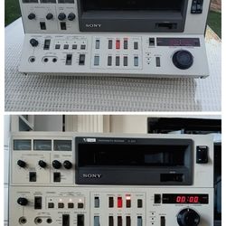 Vintage Sony Professional Video Cassette Editing Deck
