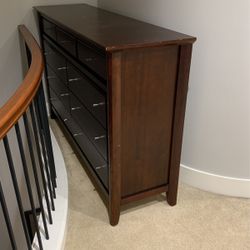 Mahogany 9 Drawer Dresser