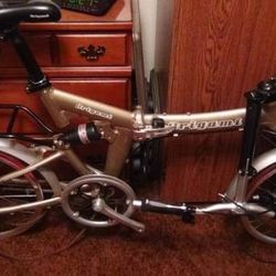 20" wheel Bionx P500 28MPH++ Motor 48V On Origami Folding Bike E-bike