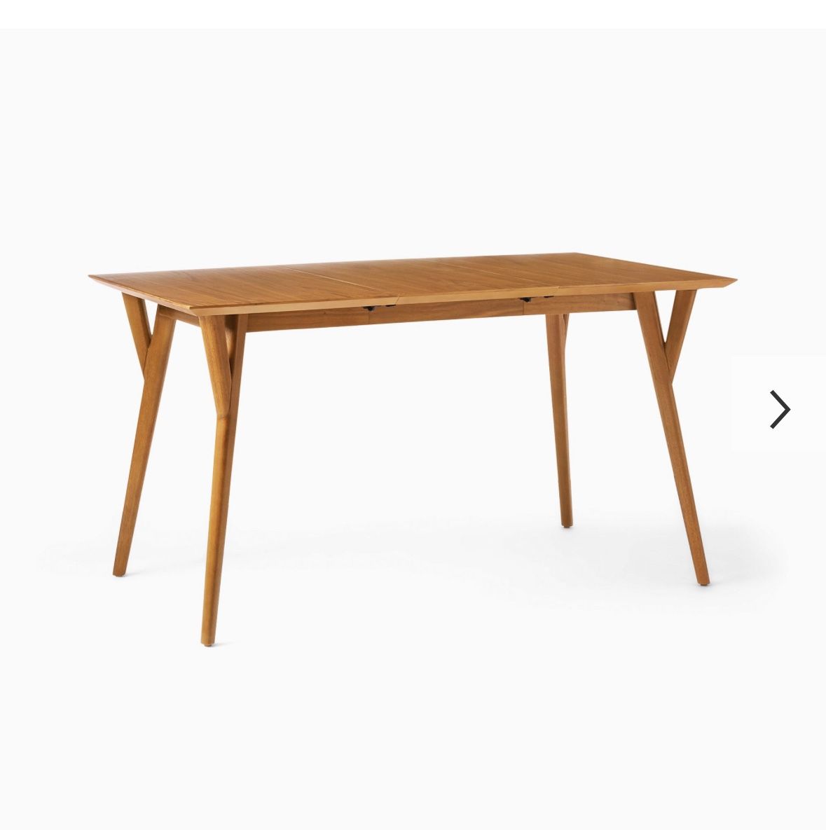 West elm Mid Century dining Table 4-6 People