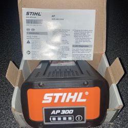 STIHL BRAND NEW BATTERY $200.00 FIRM! SALES FOR $321.00