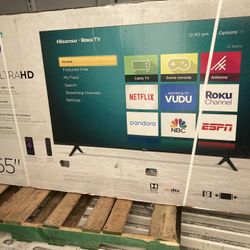 65” Inch Hisense Smart 4K Roku
