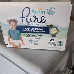 Pampers size 6