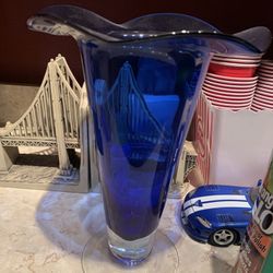 Nice Blue Vase Starting At 3 Dollars