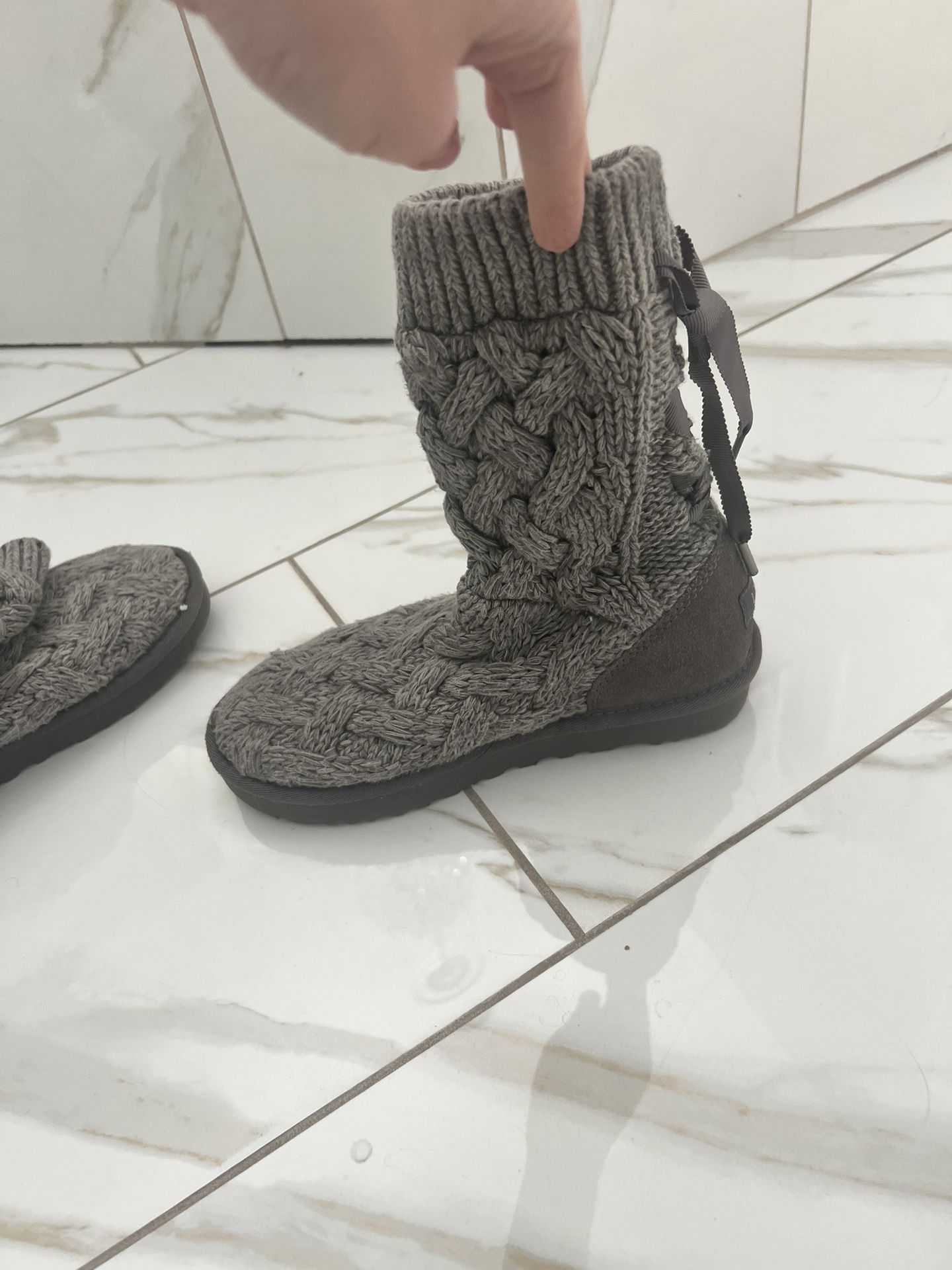 Ugg Gray Boots Size 6