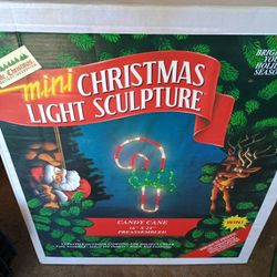 Candy Cane Light Sculpture 