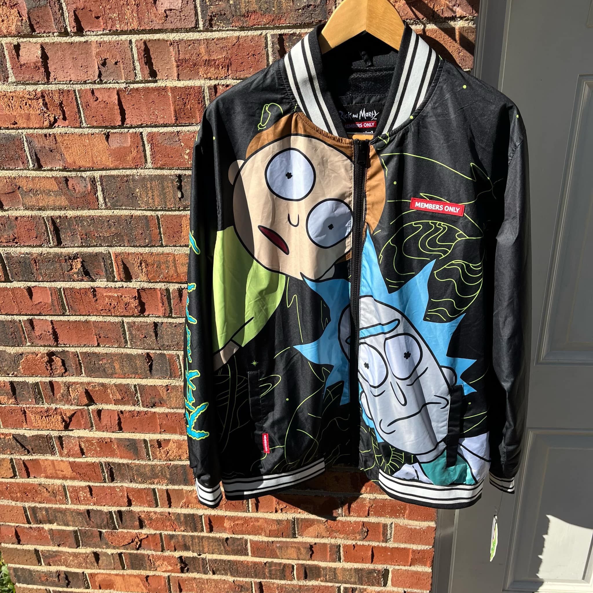 RICK & MORTY X MEMBERS ONLY BOMBER JACKET
