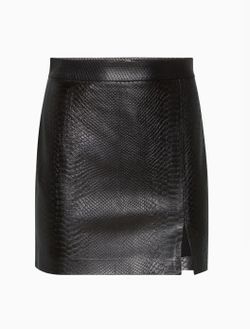Wilfred Patio Mini Skirt Snake Embossed