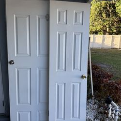 Bathroom and room door
