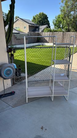 Clothing Rack and Shelving Unit