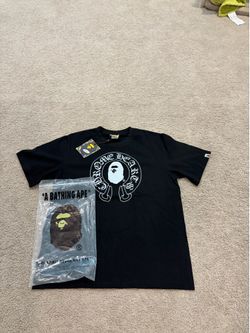 Chrome x Bape black tee