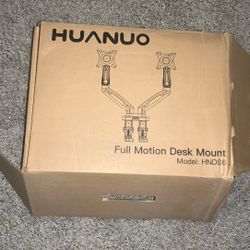 HUANUO HNDS6 Dual Monitor Stand - Black