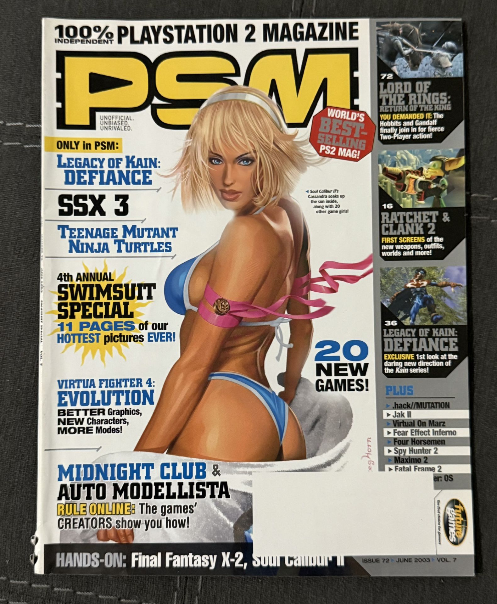 JUNE 2003 PSM PLAYSTATION Magazine LEGACY of KAIN TMNT - Swimsuit Issue