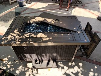 Propane outdoor fire pit
