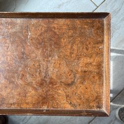 Wood Table With Glass Top