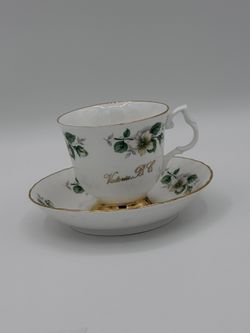 Vintage Bluebird China Teacup And Saucer