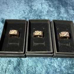 Gold Nugget Rings 