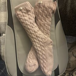 Ugg Laila Bow Fleece Lined Socks