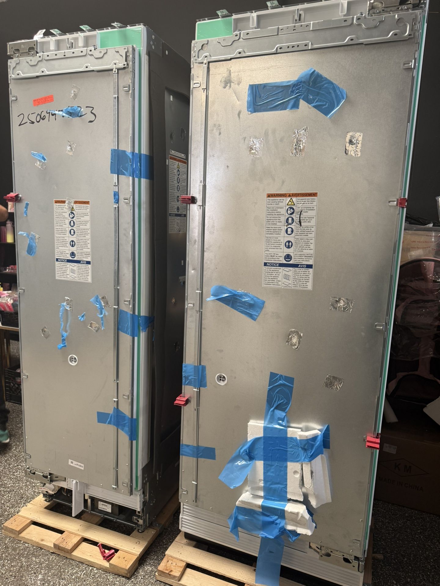 New Thermador 54” Column Refrigerator and Freezer Panel ready
