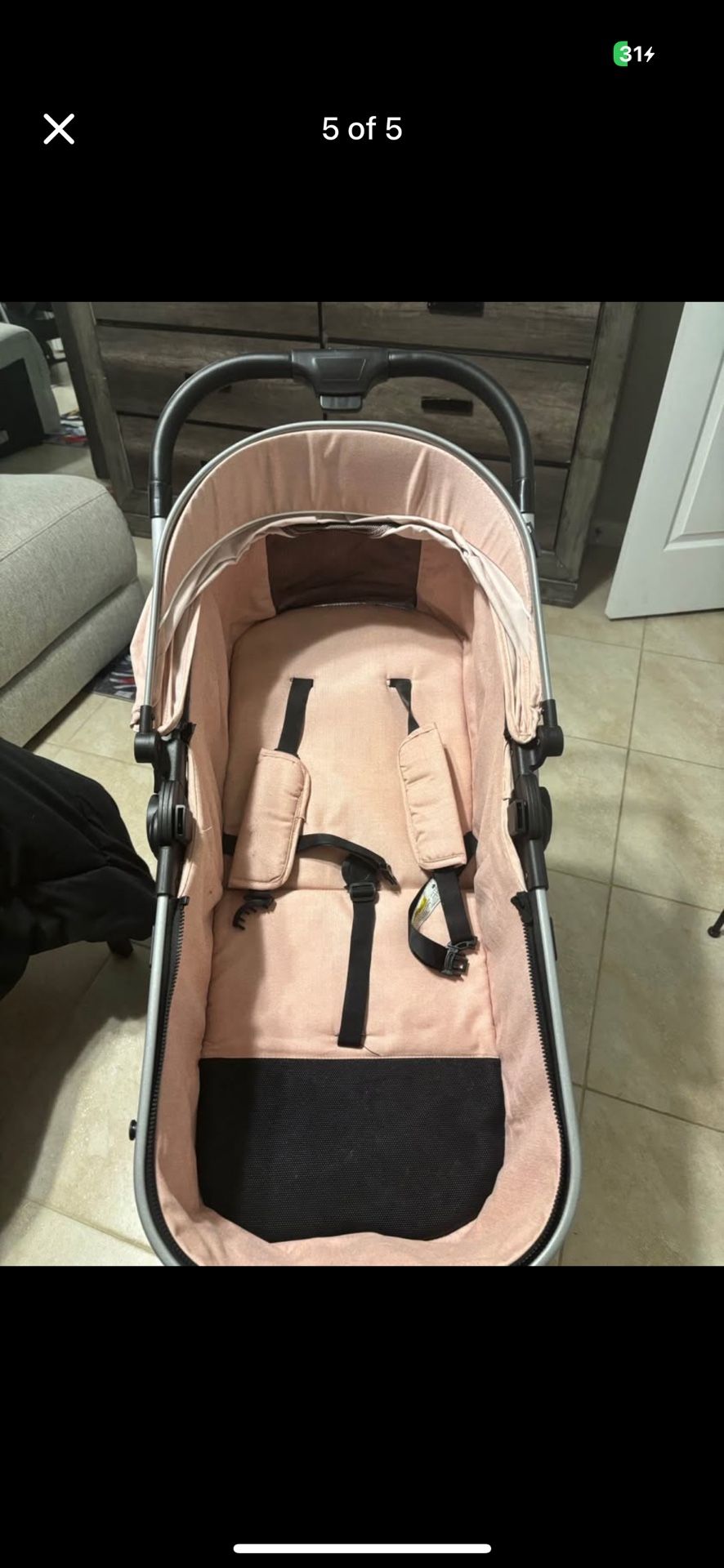 Baby Stroller Pink 