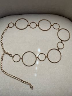 Brand New Women’s Gold Chain Belt