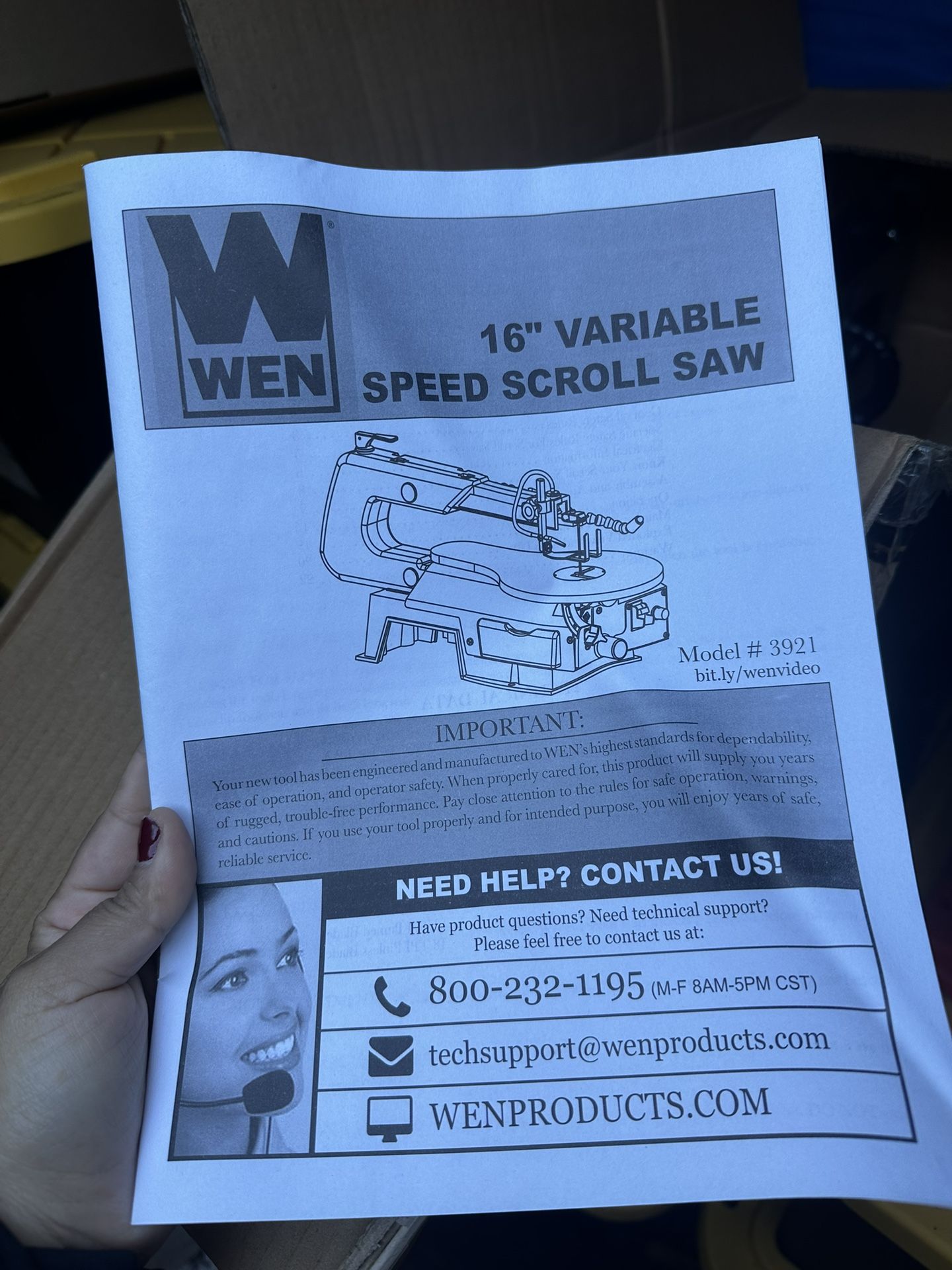 WEN Scroll Saw 3921
