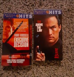 Warner Bros VHS Lot – Executive Decision & Above the Law