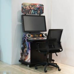 Large Dual Player Coin-operated Tabletop Arcade Dual Player Commercial Fighting Machine.