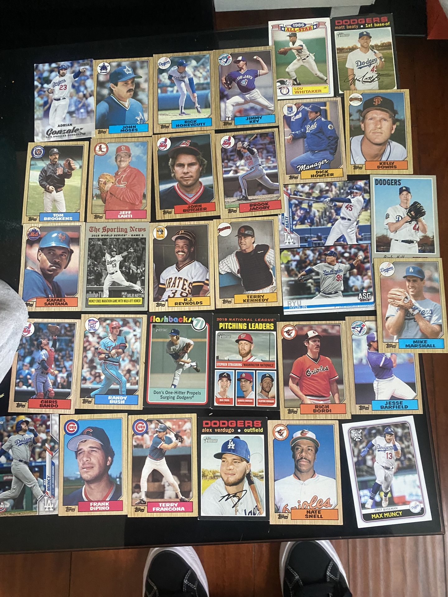 Collectible baseball cards