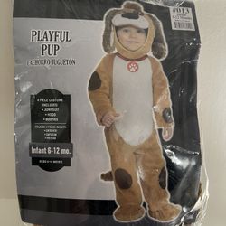 Playful Pup Halloween Costume Size 6-12 Months 