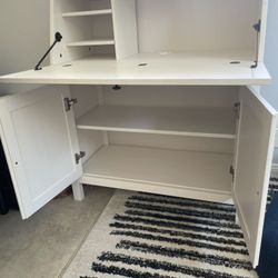 White Secretary Desk