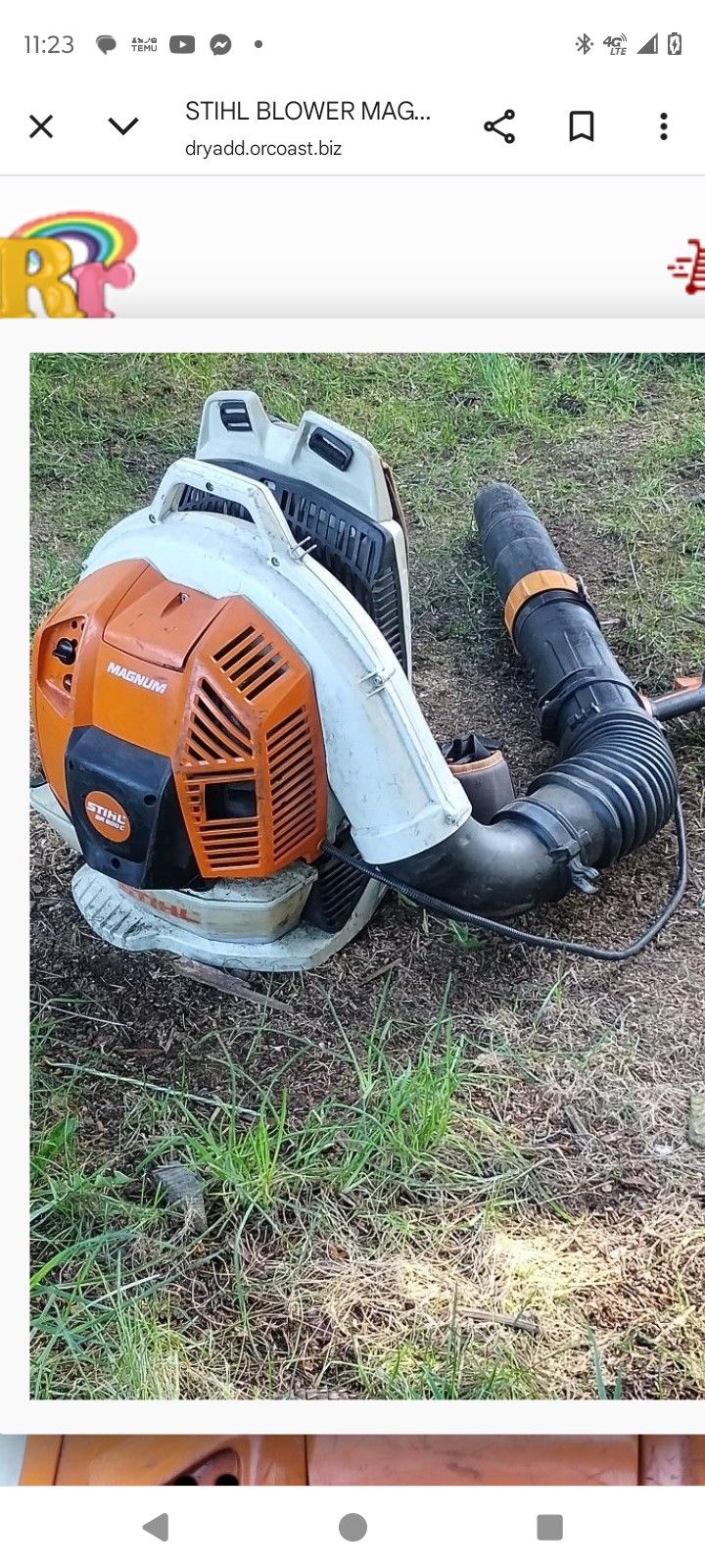 Stihl Blower Magnum 8000x / 